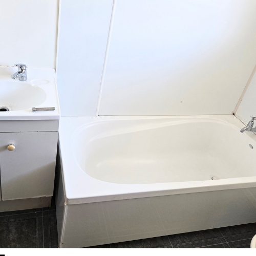 Bathroom sink sparkling after Cleaning Doctor’s professional clean
